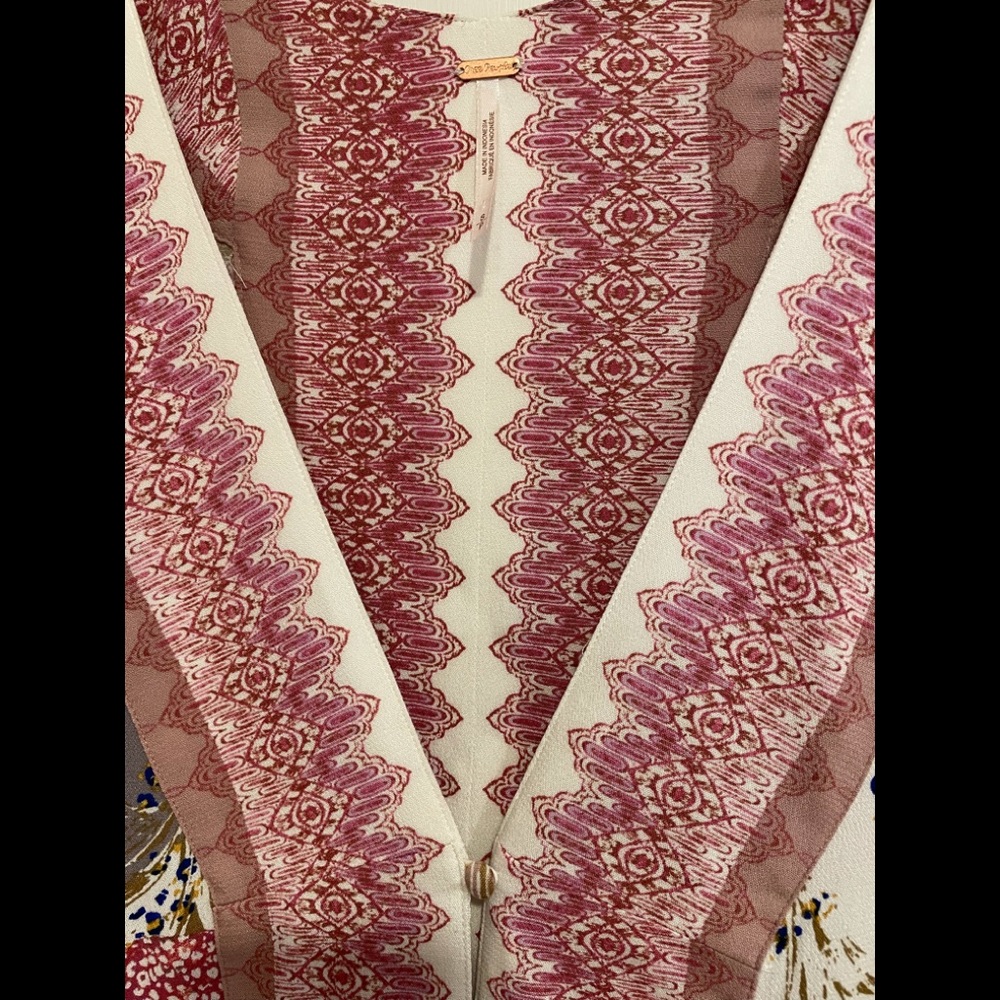Free people kimono style shirt blouse P/S